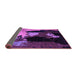 Sideview of Abstract Purple Modern Rug, abs4127pur