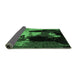 Sideview of Abstract Emerald Green Modern Rug, abs4127emgrn