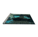 Sideview of Machine Washable Abstract Light Blue Modern Rug, wshabs4127lblu