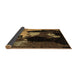 Sideview of Abstract Brown Modern Rug, abs4127brn