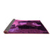 Sideview of Abstract Pink Modern Rug, abs4127pnk