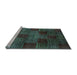 Sideview of Machine Washable Abstract Light Blue Modern Rug, wshabs4128lblu