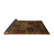 Sideview of Abstract Brown Modern Rug, abs4128brn