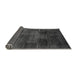 Sideview of Abstract Gray Modern Rug, abs4128gry