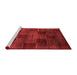 Modern Red Washable Rugs