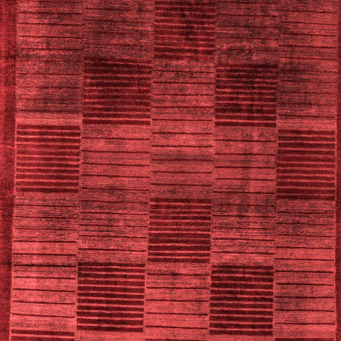 Machine Washable Abstract Red Modern Rug, wshabs4128red