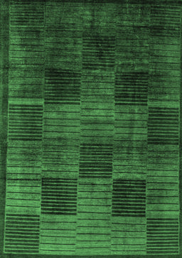 Abstract Emerald Green Modern Rug, abs4128emgrn