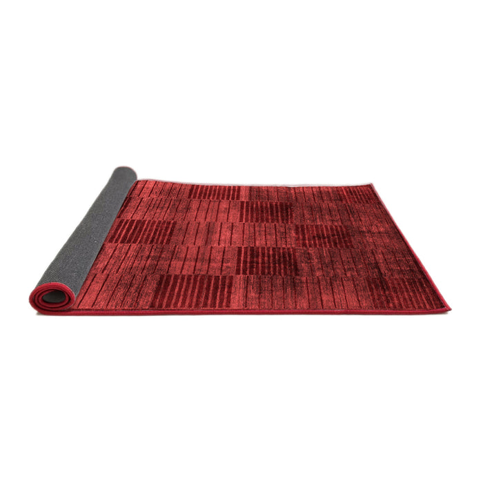 Abstract Red Modern Area Rugs