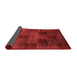 Abstract Red Modern Area Rugs