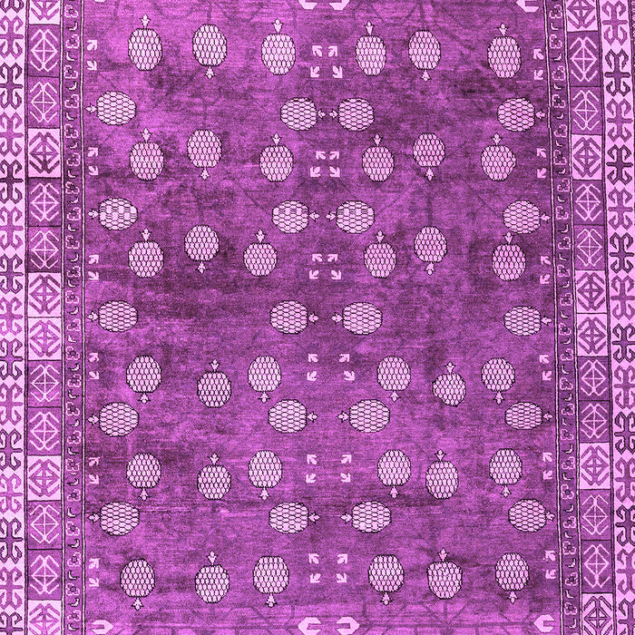 Machine Washable Oriental Purple Traditional Area Rugs, wshabs4129pur