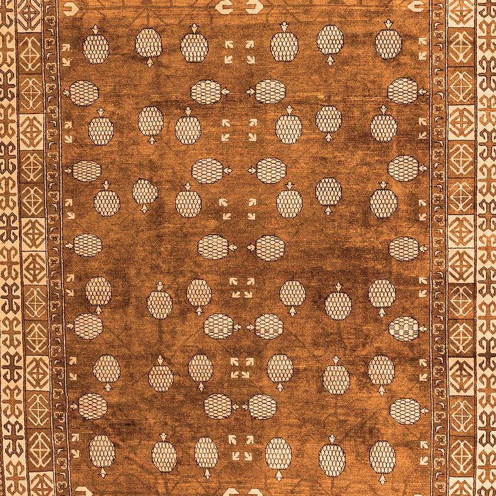 Oriental Orange Traditional Rug, abs4129org