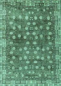 Oriental Turquoise Traditional Rug, abs4129turq