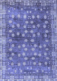 Oriental Blue Traditional Rug, abs4129blu