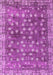 Oriental Purple Traditional Rug, abs4129pur