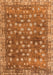 Machine Washable Oriental Orange Traditional Area Rugs, wshabs4129org