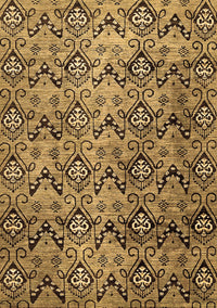 Abstract Brown Modern Rug, abs412brn