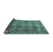 Sideview of Abstract Light Blue Modern Rug, abs412lblu