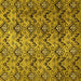 Square Abstract Yellow Modern Rug, abs412yw