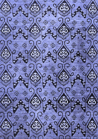 Abstract Blue Modern Rug, abs412blu