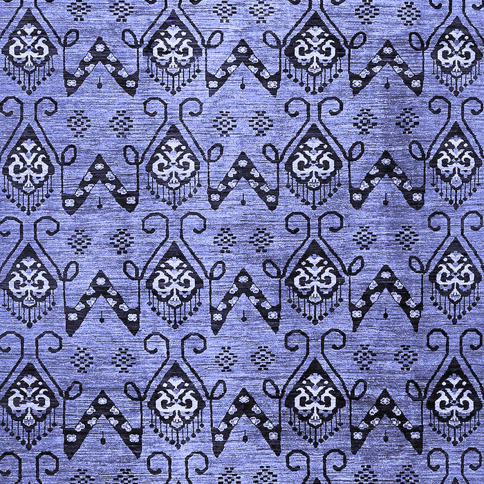 Abstract Blue Modern Rug, abs412blu