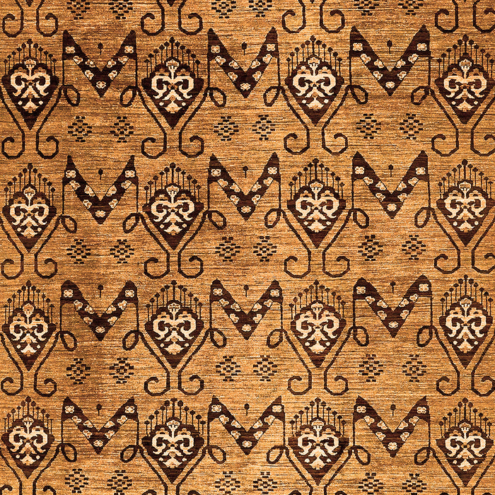 Machine Washable Abstract Orange Modern Area Rugs, wshabs412org