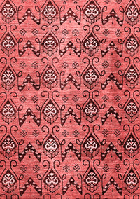 Abstract Red Modern Rug, abs412red