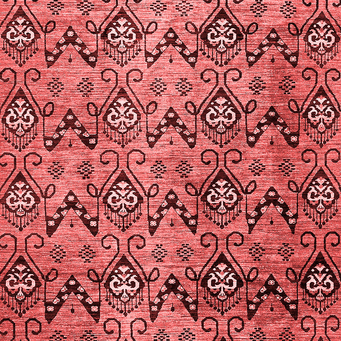 Abstract Red Modern Area Rugs