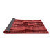 Abstract Red Modern Area Rugs