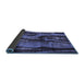 Sideview of Abstract Blue Modern Rug, abs4130blu