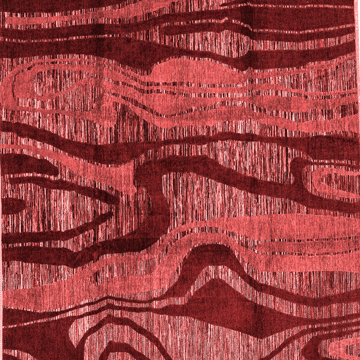 Abstract Red Modern Rug, abs4130red
