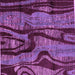 Square Machine Washable Abstract Purple Modern Area Rugs, wshabs4130pur