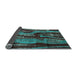 Sideview of Abstract Light Blue Modern Rug, abs4130lblu