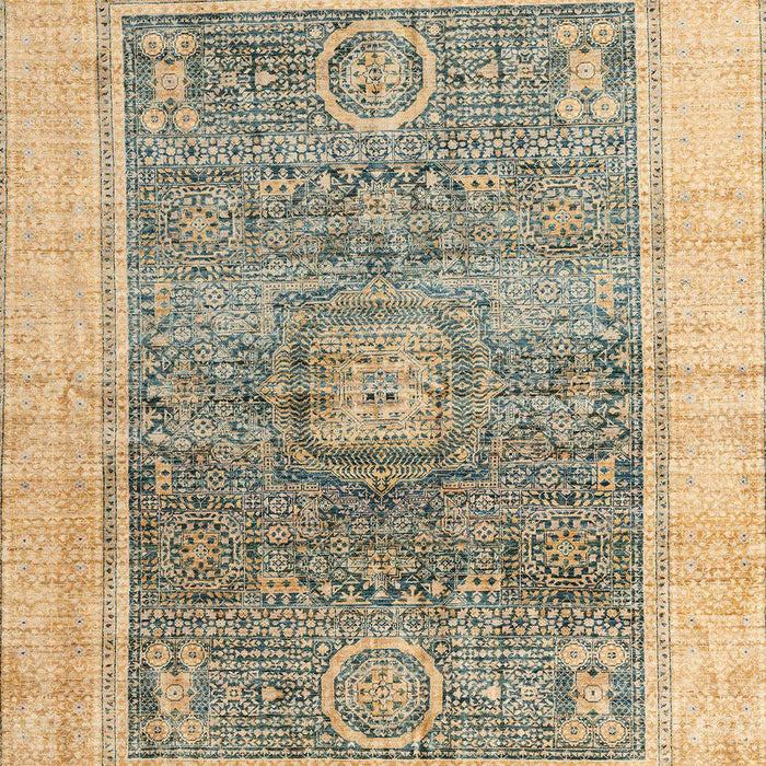 Abstract Brown Modern Rug, abs4131