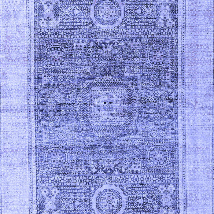 Abstract Blue Modern Rug, abs4131blu