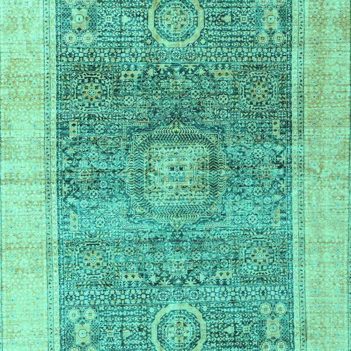 Abstract Turquoise Modern Rug, abs4131turq