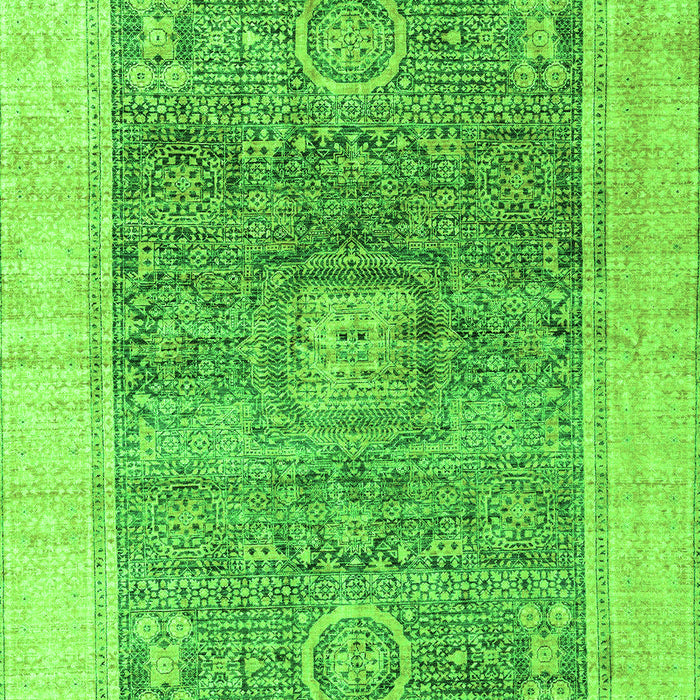 Abstract Green Modern Rug, abs4131grn