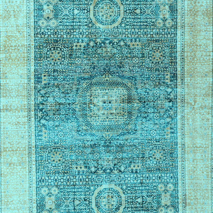 Abstract Light Blue Modern Rug, abs4131lblu
