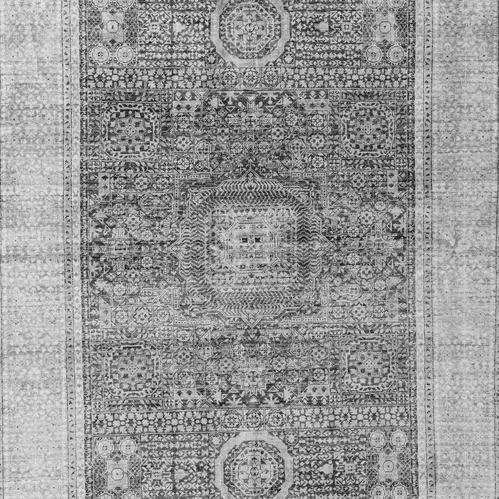 Machine Washable Abstract Gray Modern Rug, wshabs4131gry