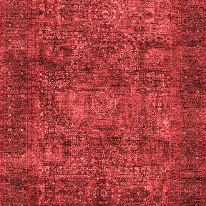 Machine Washable Abstract Red Modern Rug, wshabs4132red