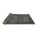 Sideview of Abstract Gray Modern Rug, abs4132gry