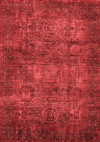 Abstract Red Modern Rug, abs4132red