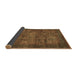 Sideview of Abstract Brown Modern Rug, abs4132brn