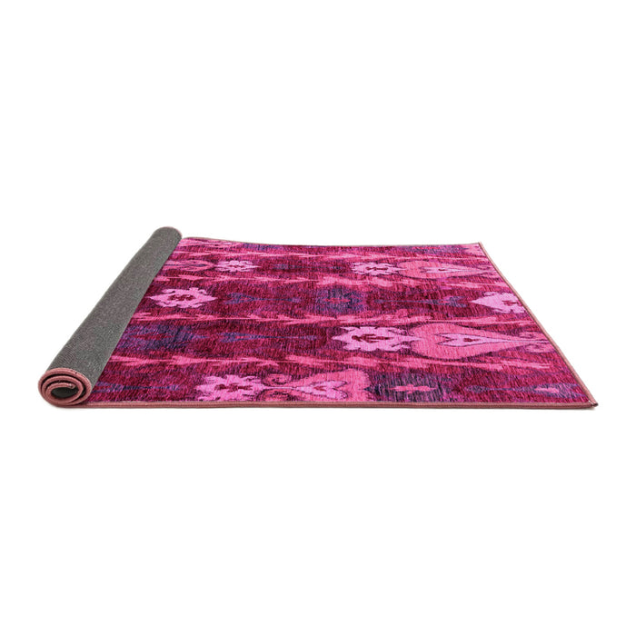 Sideview of Abstract Pink Modern Rug, abs4133pnk