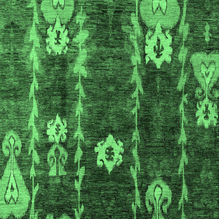 Abstract Emerald Green Modern Rug, abs4133emgrn