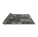 Sideview of Abstract Gray Modern Rug, abs4133gry