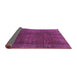 Sideview of Oriental Pink Modern Rug, abs4134pnk