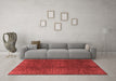 Modern Red Washable Rugs