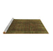 Sideview of Machine Washable Oriental Brown Modern Rug, wshabs4134brn