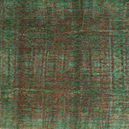 Square Machine Washable Abstract Sepia Brown Rug, wshabs4134