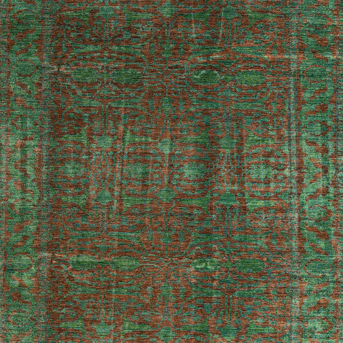 Abstract Reddish Brown Oriental Rug, abs4134